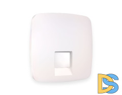 Лицевая панель для компьютерной/телефонной розетки RJ-45/RJ-11 Ambrella Volt Omega OP2120