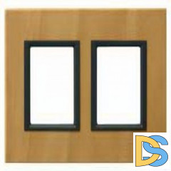 Рамка 2-ая (двойная), Светлая кожа, серия UNICA TOP/CLASS, Schneider Electric