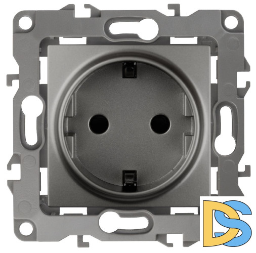 Розетка 2P+E Schuko Эра 12-2101-12 Б0019319