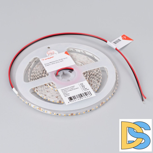 Светодиодная лента Arlight MICROLED-M168-4mm 24V White6000 (5 W/m, IP20, 2216, 5m) 046729