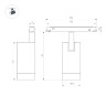 Трековый магнитный светильник Arlight MAG-ORIENT-SPOT-R45-12W Day4000-MIX (BK, 24 deg, 48V, DALI) 036742