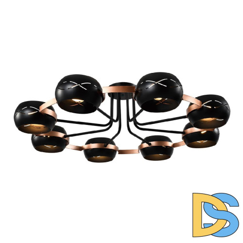 Потолочная люстра IMEX Solar MD.21743-8-S-BK+CP