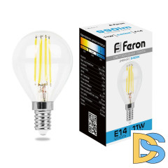 Лампа светодиодная Feron LB-511 Шарик E14 11W 6400K 38225