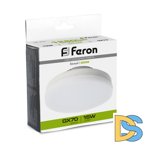 Лампа светодиодная Feron LB-472 GX70 15W 4000K 48304