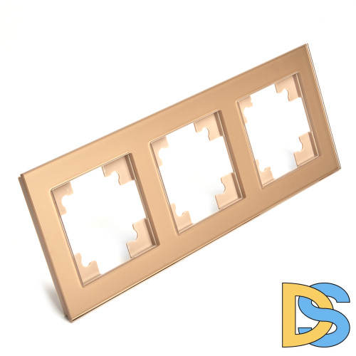 Рамка 3-местная Stekker Катрин GFR00-7003-08 49036