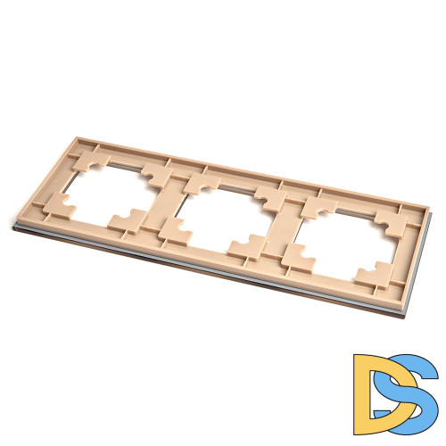 Рамка 3-местная Stekker Катрин GFR00-7003-08 49036