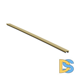 Декоративная заглушка желоба трека Denkirs Shine Base TR5737-SB