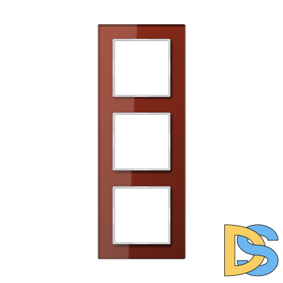 Рамка трехместная Jung AC583GLRT