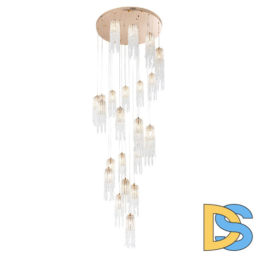 Каскадная люстра Modelux ML.6688.25 GD