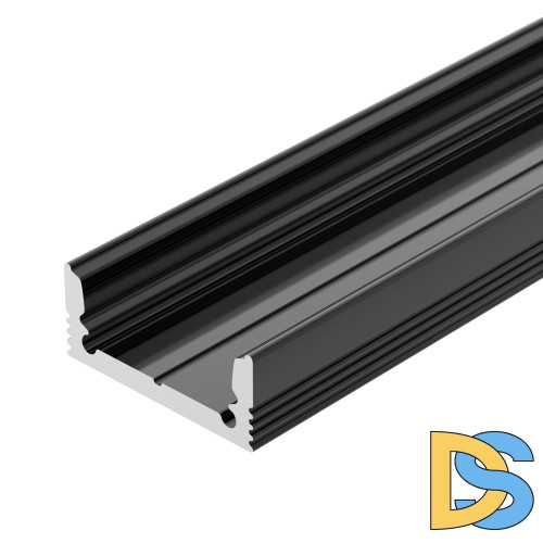 Алюминиевый профиль Arlight SL-SLIM-H7-2000 BLACK 037110
