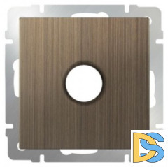 W1193012/ Накладка для TV розетки оконечной (бронзовый)