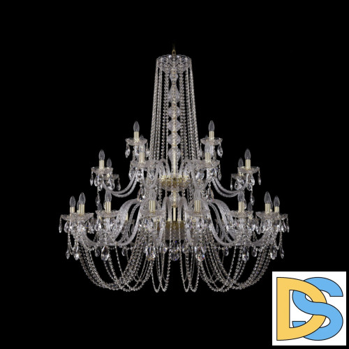 Подвесная люстра Bohemia Ivele Crystal 1402/16+8+4/460/2d G