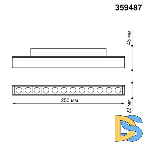 Трековый светильник Novotech Flum 359487