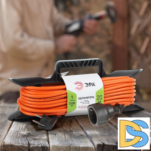 Удлинитель силовой Эра UFx-1e-3x1.5-20m Б0046829