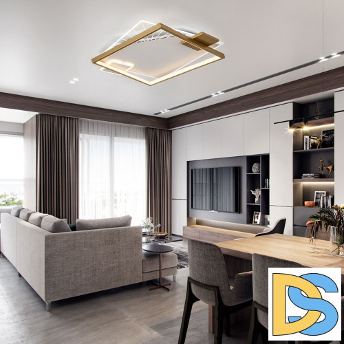 Потолочный светильник LED4U L1039-500 GD