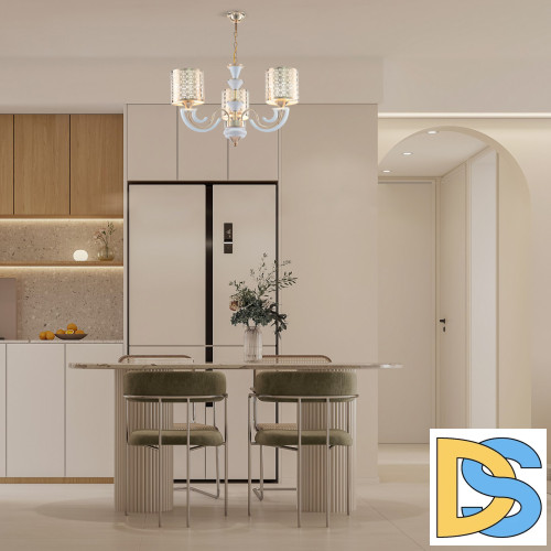 Подвесная люстра Arte Milano Florentia-8857 308857/3 Wh/Gd