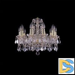 Подвесная люстра Bohemia Ivele Crystal 1413/10/165 G Leafs