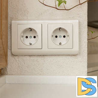 Рамка на 2 поста (перламутровый) W0022113