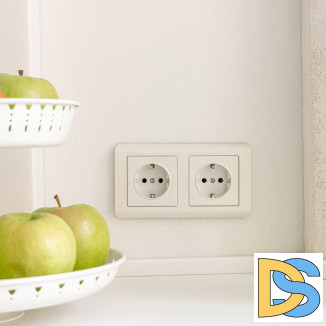 Рамка на 2 поста (перламутровый) W0022113