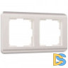 Рамка на 2 поста (перламутровый) W0022113