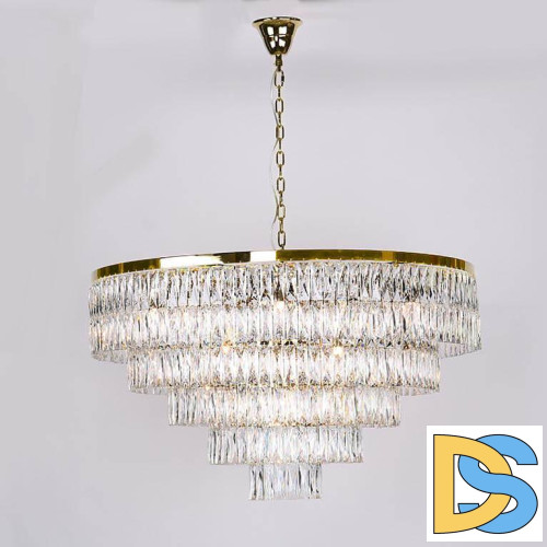 Подвесная люстра Newport 10129+17/C gold М0062139