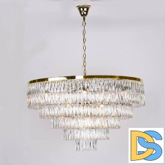 Подвесная люстра Newport 10129+17/C gold М0062139