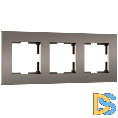 Рамка на 3 поста Werkel Slab (бронза матовый) W0032963