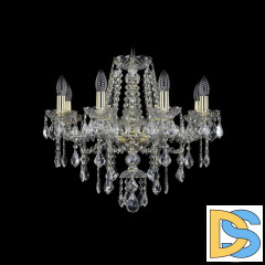 Подвесная люстра Bohemia Ivele Crystal 1415/8/200 G Leafs