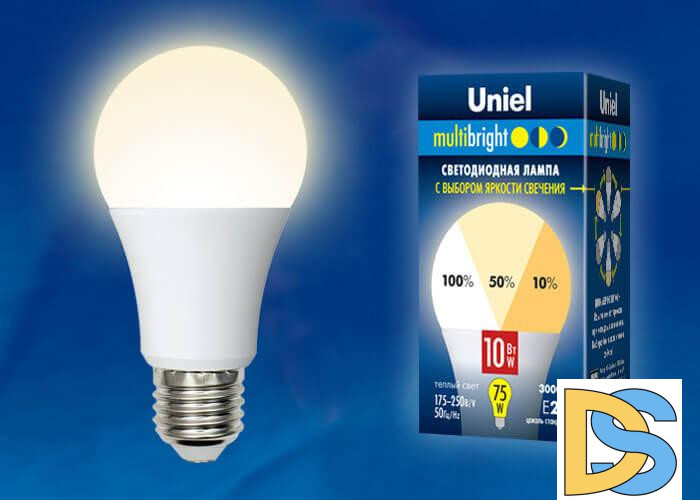 Лампа LED сверхмощная (09508) Uniel E27 100W (1000W) Uniel 6000K LED-M88-100W/DW/E27/FR ALV01WH