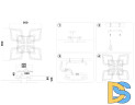 Потолочная люстра Ambrella Light Acrylica Original FA8912