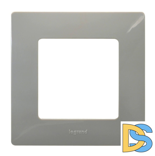 Рамка 1-постовая Legrand Etika светлая галька 672521