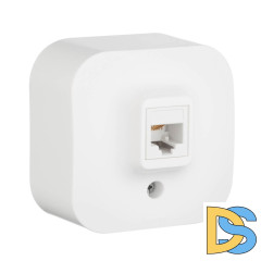 Розетка телефонная RJ11 Legrand Quteo белая 782214