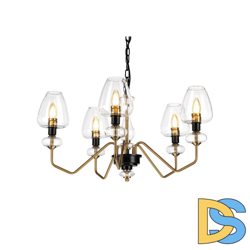 Подвесная люстра Elstead Lighting Armand DL-ARMAND5-AB