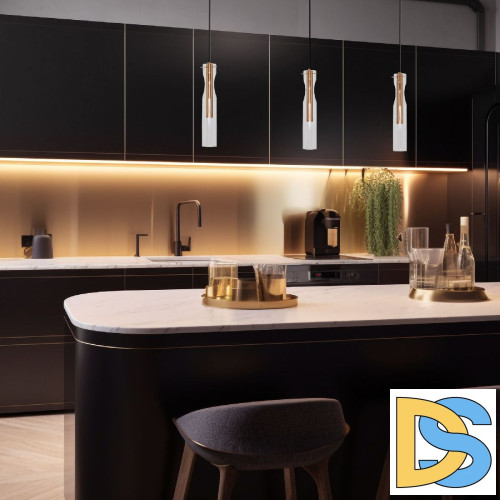 Подвесной светильник Eurosvet Swan 50253/1 LED латунь a063268