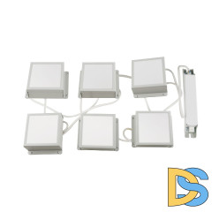 Встраиваемый светильник Uniel ULP-1010 42W/4000К IP40 GRILYATO OPAL WHITE KIT06 UL-00012448