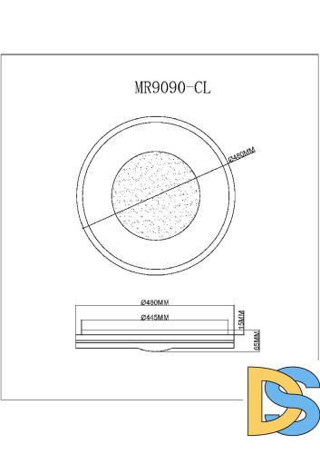 Потолочный светильник Myfar Despina MR9090-CL