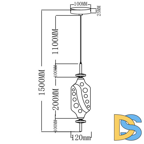 Подвесной светильник Moderli Tale V10909-PL