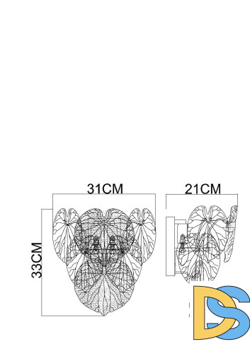 Настенный светильник Arte Lamp Kapri A4078AP-2CC