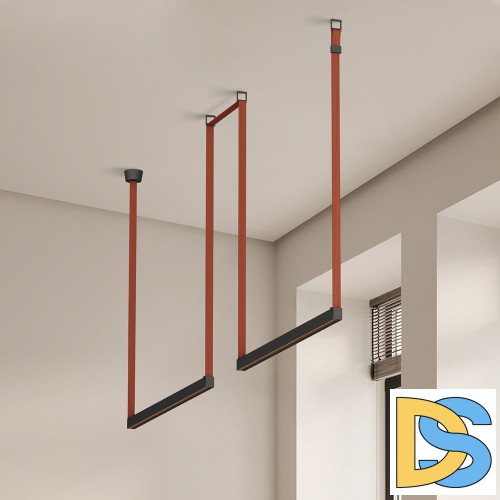 Трековый однофазный светильник Denkirs Belty grill DK5572-BK