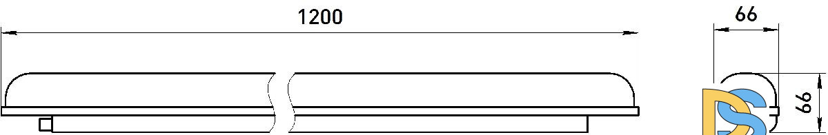 Линейный светильник Эра SPP-202-0-65K-L36 Б0066955