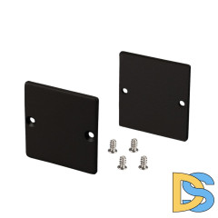 Заглушка Arlight SL-LINE-3638-LW BLACK глухая 038716