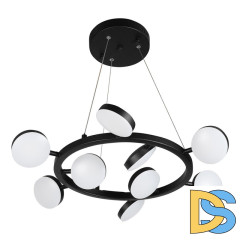 Подвесная светодиодная люстра iLedex Totes FS-016-D9 63W BK