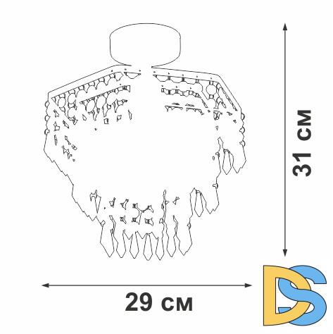 Потолочный светильник Vitaluce V5883-1/1PL