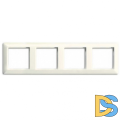 Рамка Jung AS 500 4 поста Слоновая кость