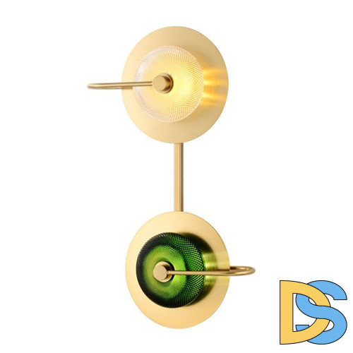 Настенный светильник ImperiumLoft Green Disk 144306-22