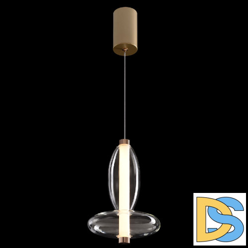 Подвесной светильник Crystal Lux QUASAR SP7W LED TRANSPARENT