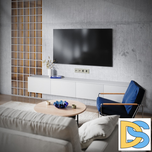 Розетка телевизионная встраиваемая VOLTUM S70 TV+RJ45 кат. 6, (шелк)