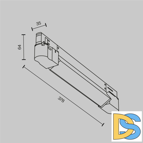 Трековый трехфазный светильник Maytoni Basis TR196-3-10W4K-W