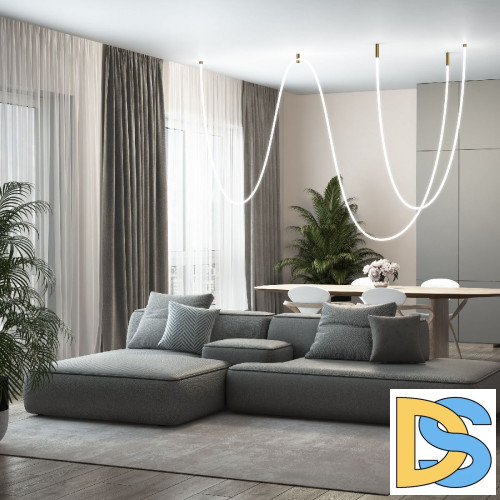 Крепления для гибкого неона Elektrostandard Full light FL 2880 латунь 4690389195891 a063430