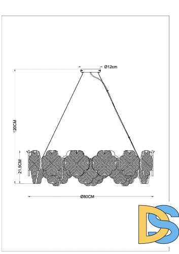 Подвесная люстра Arte Lamp Mallika A4077SP-10GO